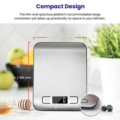 Etekcity Food Kitchen Scale, Digital Grams and Ounces for Weight Loss