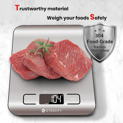 Etekcity Food Kitchen Scale, Digital Grams and Ounces for Weight Loss